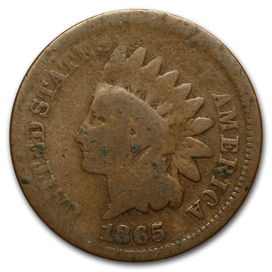 1865 Indian Head Cent AG 1865 Indian Head Cent AG